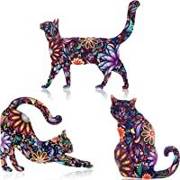 Los mejores  - WILLBOND 9 Piezas Broches de Gato de Acrílico de San Valentín Pin de Solapa de Dibujo Animal Lindo Accesorio de…